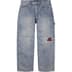 Supreme Fox Racing Cordura Baggy Jean - Denim (front)
