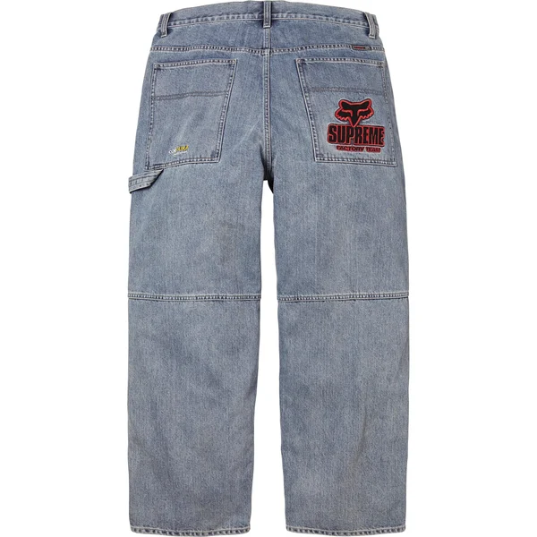 Supreme Fox Racing Cordura Baggy Jean - Denim (front)