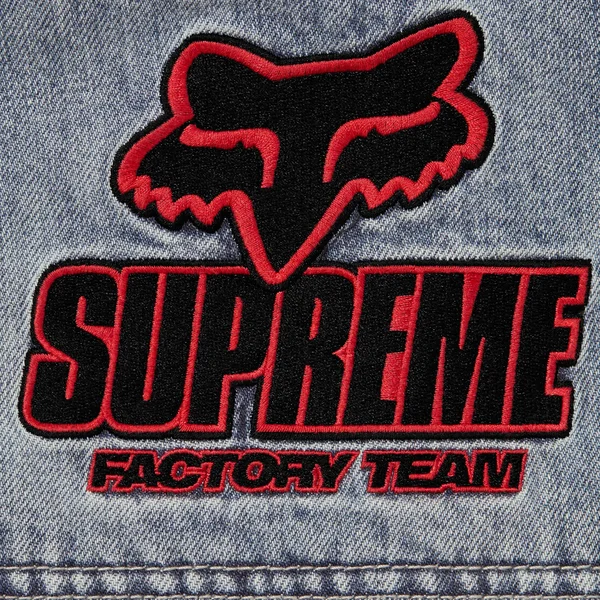 Supreme Fox Racing Cordura Baggy Jean - Denim (front)
