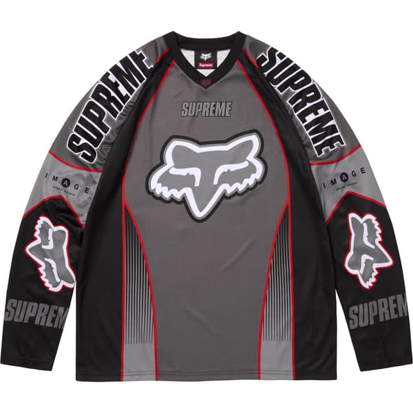 Supreme Fox Racing DMX Jersey - Black (front)