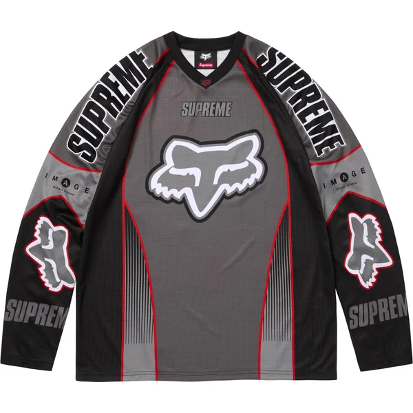 Supreme Fox Racing DMX Jersey - Black (front)