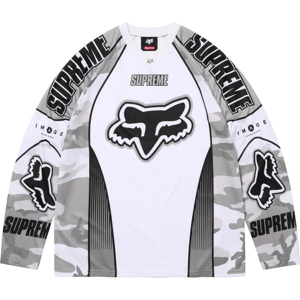 Supreme Fox Racing DMX Jersey - Snow Camo (front)