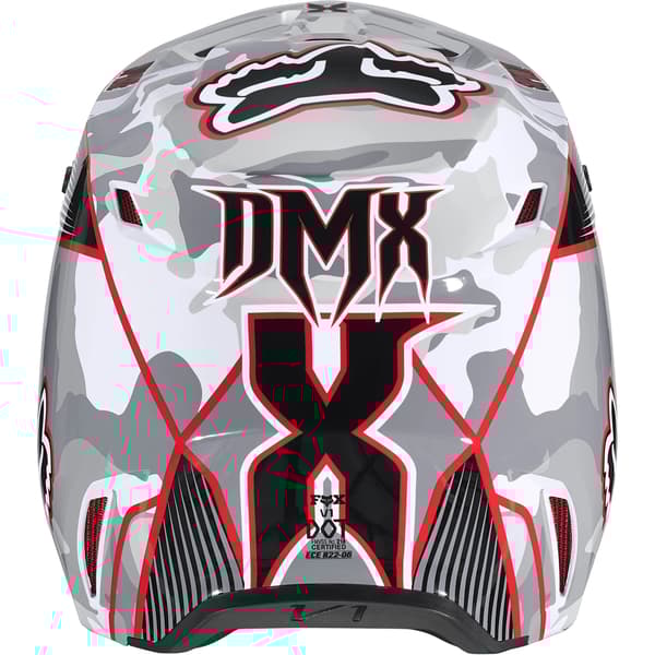 Supreme Fox Racing DMX V1 Helmet - Snow Camo (front)