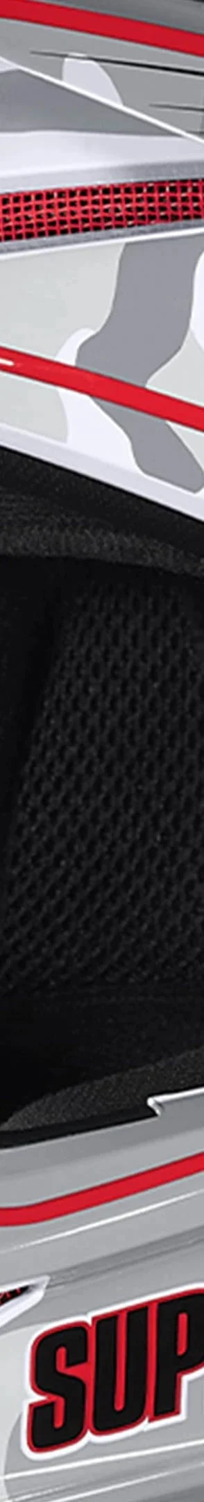 Supreme Fox Racing DMX V1 Helmet - Snow Camo (front)