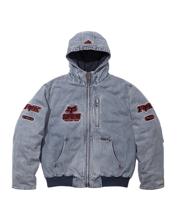 Supreme Fox Racing Hooded Work Jacket - Product Image