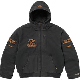 Supreme Fox Racing Hooded Work Jacket Black