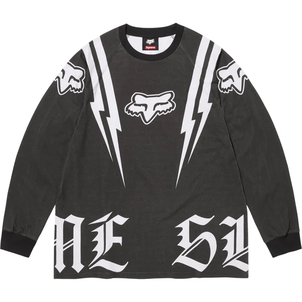 Supreme Fox Racing L/S Top - Black (front)