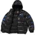 Supreme Fox Racing Shiny Down Puffer Jacket - Black (front)
