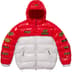Supreme Fox Racing Shiny Down Puffer Jacket - White (front)
