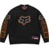 Supreme Fox Racing Sweater - Black (front)