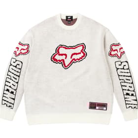 Supreme Fox Racing Sweater White
