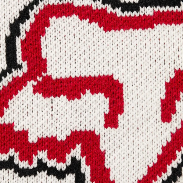 Supreme Fox Racing Sweater - White (front)
