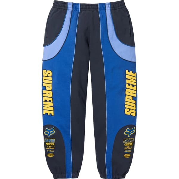 Supreme Fox Racing Sweatpant - Navy (front)