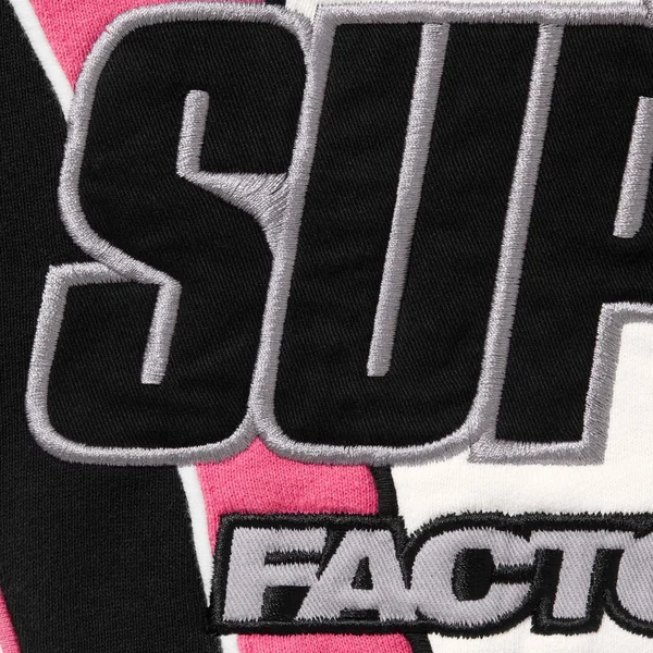 Supreme Fox Racing Zip Up Hooded Sweatshirt - White (front)