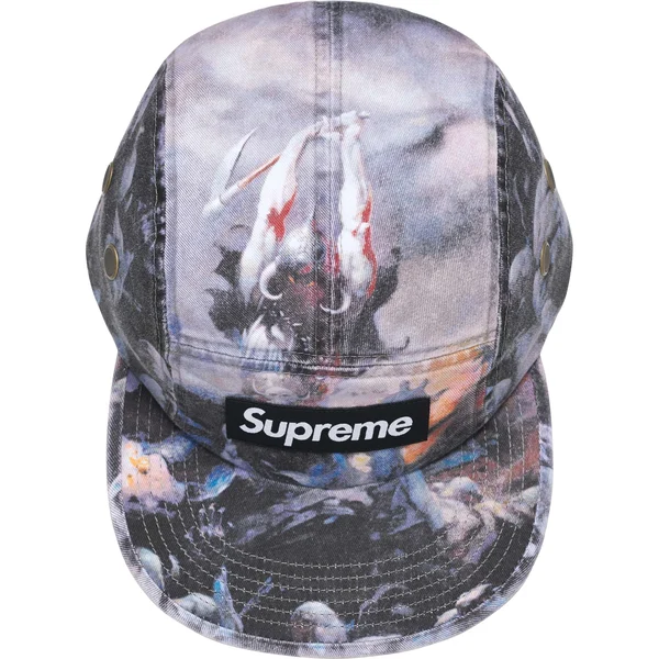 Supreme Frank Frazetta Camp Cap - Black (front)