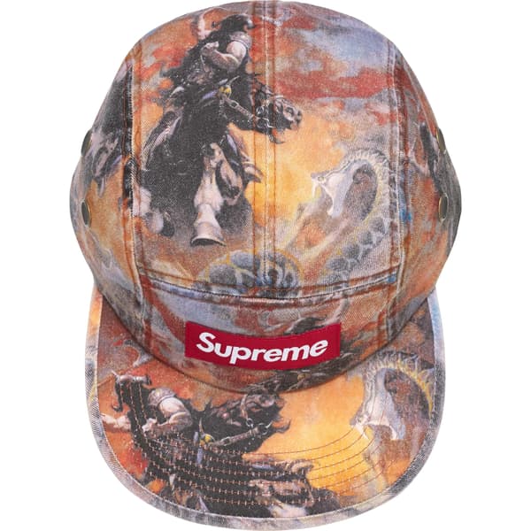 Supreme Frank Frazetta Camp Cap - Orange (front)