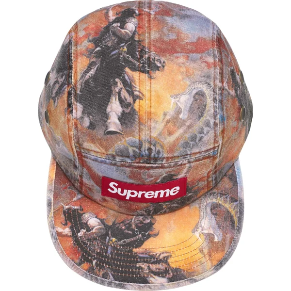 Supreme Frank Frazetta Camp Cap - Orange (front)