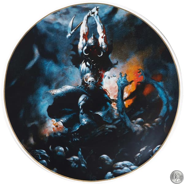 Supreme Frank Frazetta Large Plate - Death Dealer (front)