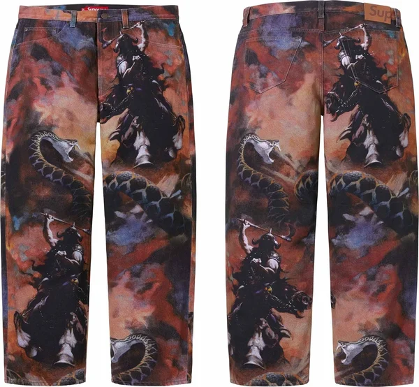 Supreme Frank Frazetta Loose Fit Jean - Product Image