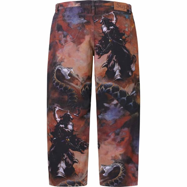 Supreme Frank Frazetta Loose Fit Jean - Multicolor (front)