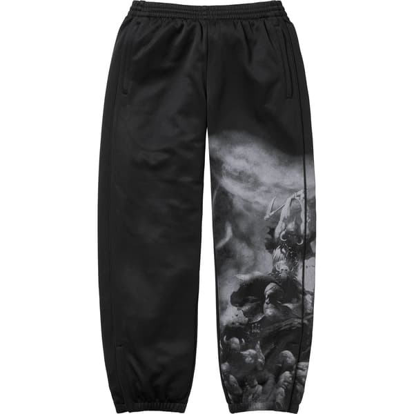 Supreme Frank Frazetta Track Pant - Black (front)