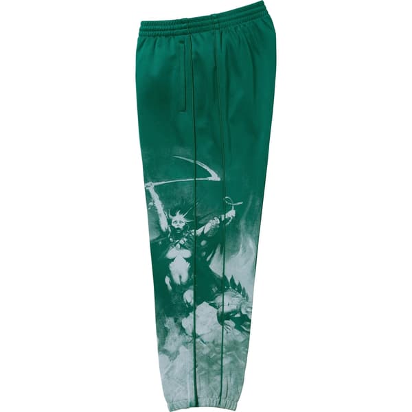 Supreme Frank Frazetta Track Pant - Dark Green (front)