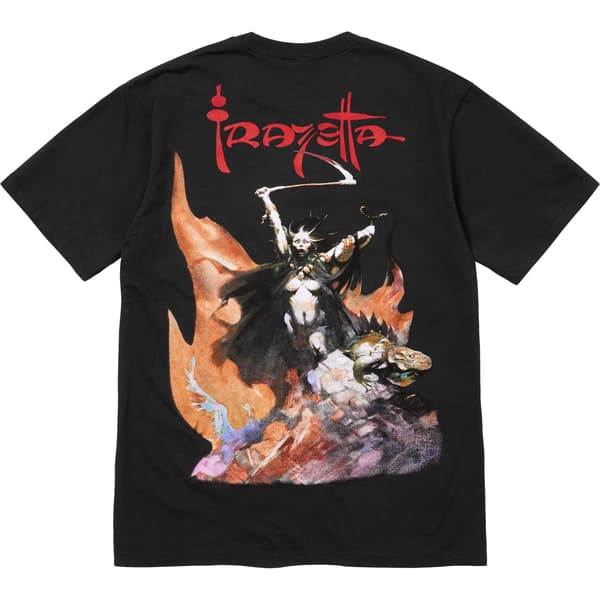 Supreme Frank Frazetta Woman With Scythe Tee - Black (front)