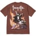 Supreme Frank Frazetta Woman With Scythe Tee - Brown (front)
