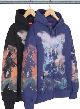 Supreme Frank Frazetta Zip Up Hooded Sweatshirt