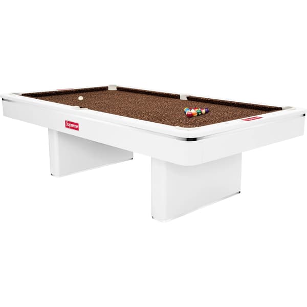 Supreme Golden West Pool Table - White (front)