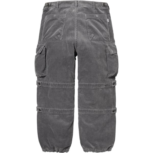 Supreme GOODENOUGH Corduroy Military Pant - Grey (front)