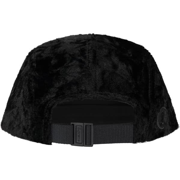 Supreme GOODENOUGH Crushed Rayon Pile Camp Cap - Black (front)