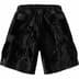 Supreme GOODENOUGH Crushed Rayon Pile Cargo Short - Black (front)