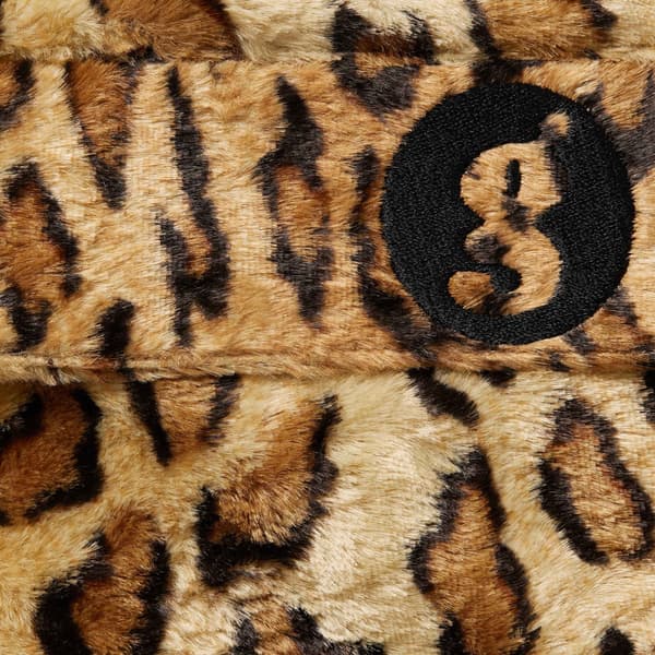 Supreme GOODENOUGH Crushed Rayon Pile Cargo Short - Leopard (front)