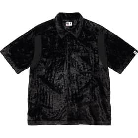 Supreme GOODENOUGH Crushed Rayon Pile S/S Shirt Black