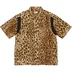 Supreme GOODENOUGH Crushed Rayon Pile S/S Shirt - Leopard (front)