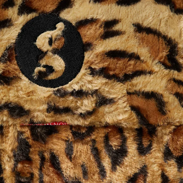 Supreme GOODENOUGH Crushed Rayon Pile S/S Shirt - Leopard (front)
