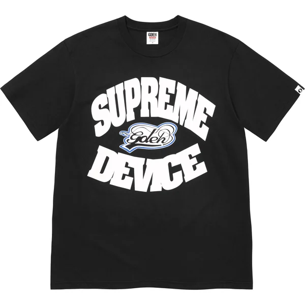Supreme GOODENOUGH Device Tee - Black (front)