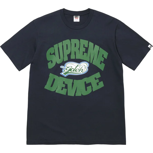 Supreme GOODENOUGH Device Tee - Navy (front)