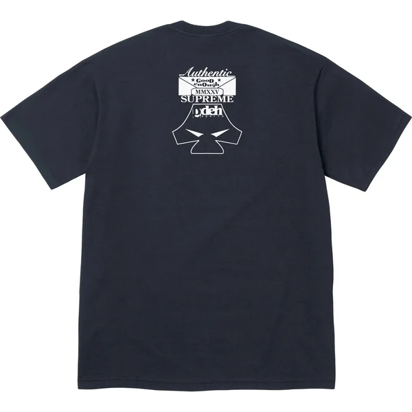 Supreme GOODENOUGH Device Tee - Navy (front)