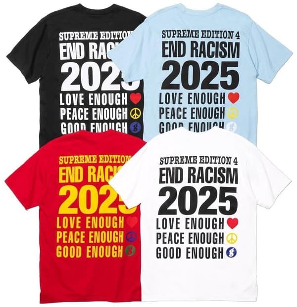 Supreme GOODENOUGH End Racism Tee - Product Image