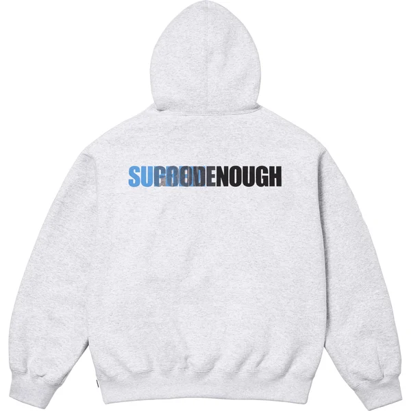 Supreme GOODENOUGH Hooded Sweatshirt - Ash Grey (front)