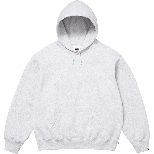 Supreme GOODENOUGH Hooded Sweatshirt - Ash Grey (front)