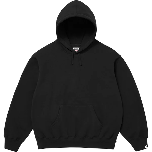 Supreme GOODENOUGH Hooded Sweatshirt - Black (front)