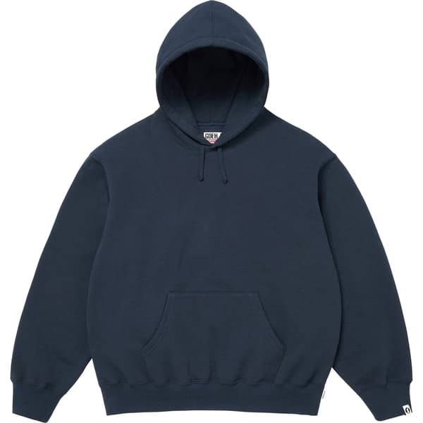 Supreme GOODENOUGH Hooded Sweatshirt - Navy (front)