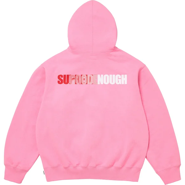 Supreme GOODENOUGH Hooded Sweatshirt - Pink (front)