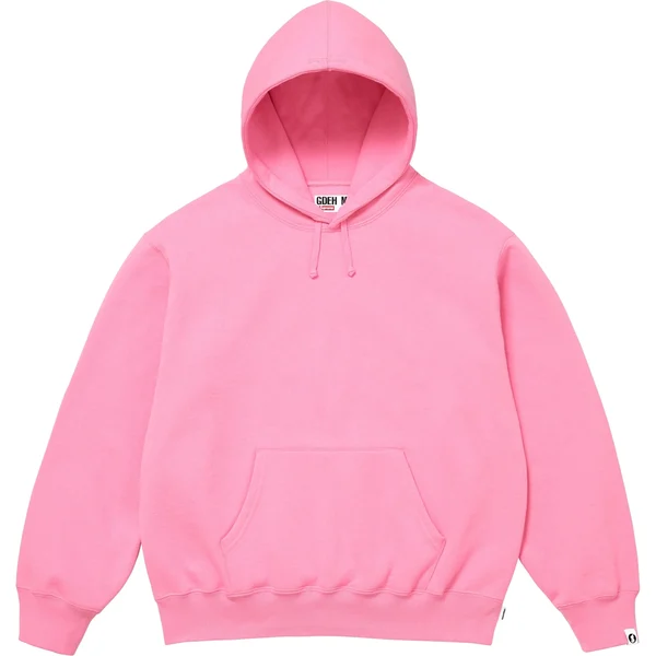 Supreme GOODENOUGH Hooded Sweatshirt - Pink (front)