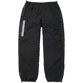 Supreme GOODENOUGH Patchwork Madras Full Zip Track Pant Black
