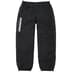 Supreme GOODENOUGH Patchwork Madras Full Zip Track Pant - Black (front)