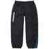 Supreme GOODENOUGH Patchwork Madras Full Zip Track Pant - Black (front)